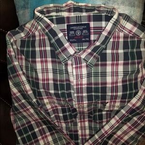 American eagle xxl long sleeve button down like new